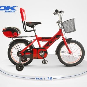 دوچرخه OK سایز 16 با طراحی زیبا و ایمن برای کودکان
